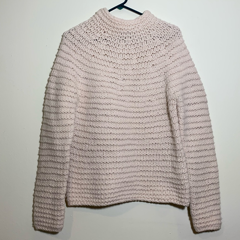 SOLD VINTAGE GAP Luxury Cream Sweater Lambs Wool + Angora